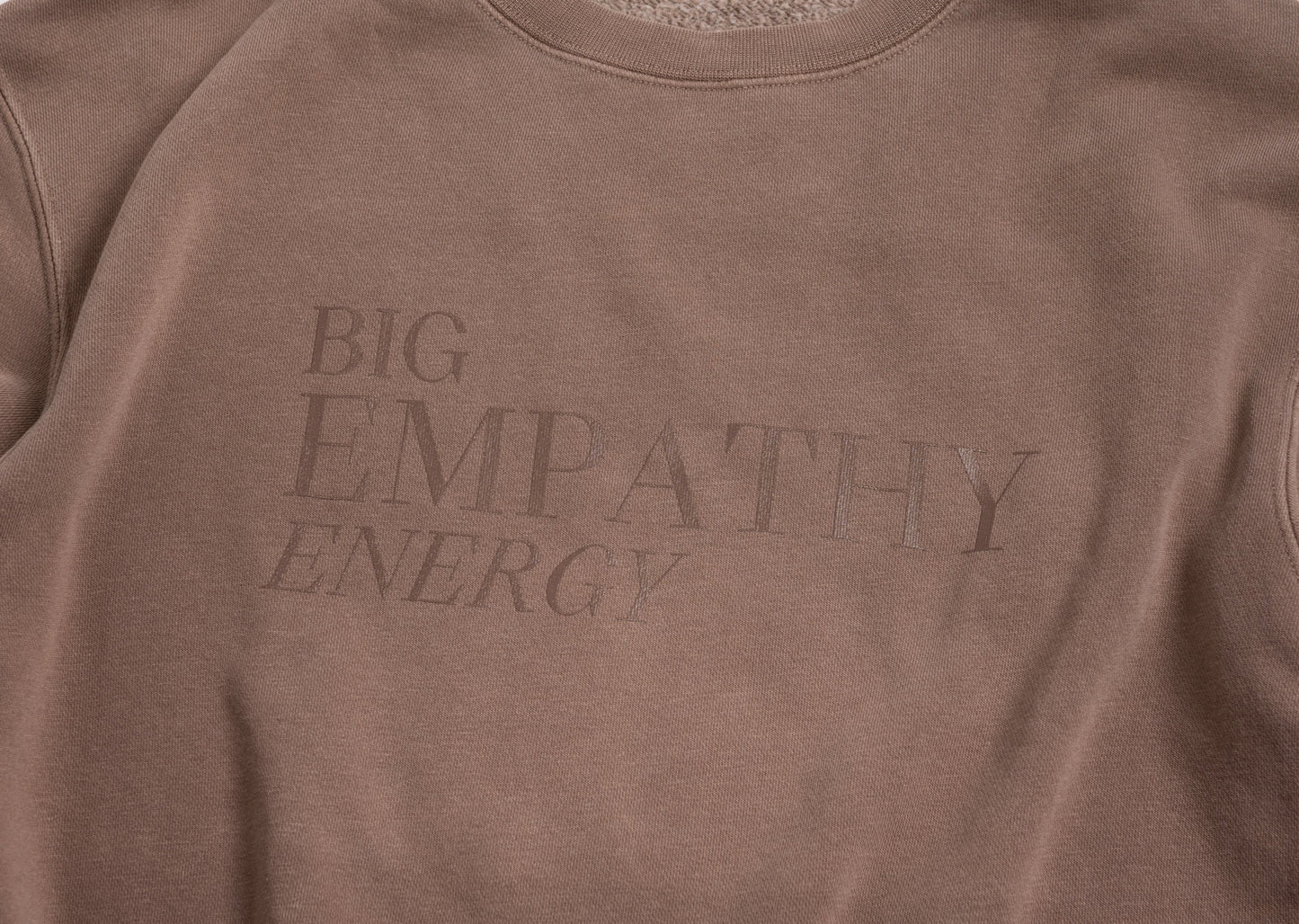 Big Empathy Energy® Brown Crewneck