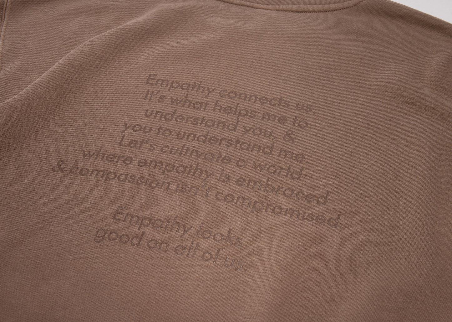 Big Empathy Energy® Brown Crewneck