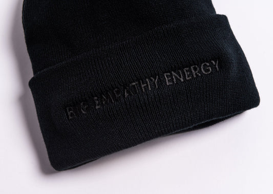 Big Empathy Energy® Black Beanie